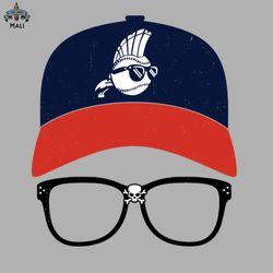 ricky vaughn major league   vintage glasses and hat sublimation png download