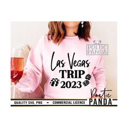 Las Vegas trip 2023 SVG PNG, Las Vegas shirt svg file, Girls' trip to Vegas matching shirt, Vacation to Vegas shirt Cric