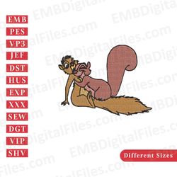 Disney Chip and dale cartoon embroidery file