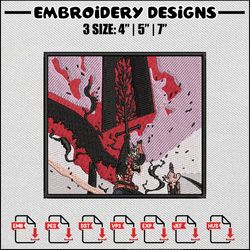 Asta evil embroidery design, Black clover embroidery, Anime design, Anime embroidery, Embroidery shirt, Digital download