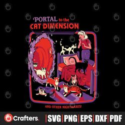 Portal To The Cat Dimension and Other Nightmares SVG File