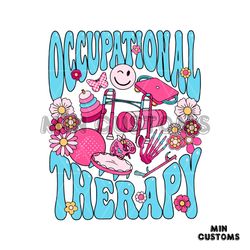Retro Occupational Therapy SVG OT Assistant SVG Digital Files
