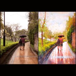Painting from Photo, Original Oil Painting from YOUR Photo, Figurative Painting by "Walperion"