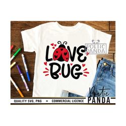 Love Bug SVG PNG, Little Love Bug, Valentine Shirt Svg, Baby Valentine Svg, Vday Svg, Sweetheart Svg, Girl Valentine Svg