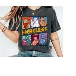 Disney Hercules Vintage Retro Hades Pegasus Megara T-shirt, Magic Kingdom Unisex T-shirt Family Birthday Gift Adult Kid