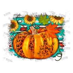 Leopard Pumpkin Background Png, Western Fall Vibes Background Png Sublimation Design, Fall Background Png, Pumpkin Backg