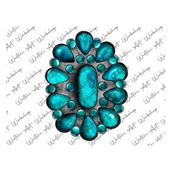 Turquoise Gemstone Png, Turquoise Gemstone Jewelry PNG, Gemstone Png File, Hand Drawing, Western Gemstone Png, Instant D