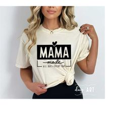 Mama Mode SVG PNG, Mama Life svg, Mama svg, Mom svg, Leopard Mom svg, Blessed Mama svg, Mother's Day svg, Mama Shirt svg