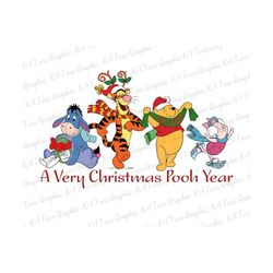 A Very Christmas Year PNG, Christmas Png, Bear And Friends Png, Christmas Squad Png, Merry Christmas Png, Christmas Char