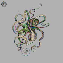 Octopsychedelia Sublimation PNG Download