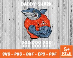 Chicago Bears Daddy Shark Nfl Svg , Daddy Shark   NfL Svg, Team Nfl Svg 07