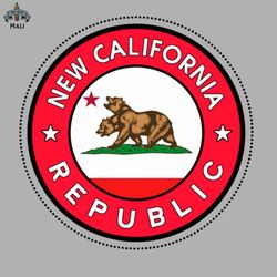 NEW CALIFORNIA REPUBLIC NCR Sublimation PNG Download