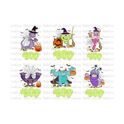 Monster Halloween Bundle Png, Monster Boo Png, Monster Matching Family Png, Png Files For Sublimation