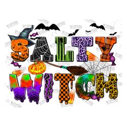 Salty Witch Png Sublimation Design, Halloween Png, Witch Png, Trick Or Treat, Halloween Png Design, Western Halloween Pn