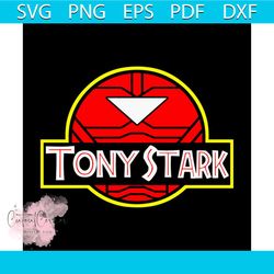 Jurassic Stark Tony Stark svg