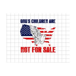 god's children are not for sale png, america flag png, retro christian chrildren, end human trafficking, god's children