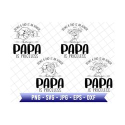 Being A Dad Is An Honor Being Papa Is Priceless Svg, Father's Day Fist Bump Set Svg, Baby Toddler Kid Dad Fist Bump, Fat