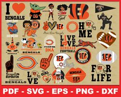 Cincinnati Bengals Svg , Football Team Svg, Cricut, Digital Download ,Team Nfl Svg 57