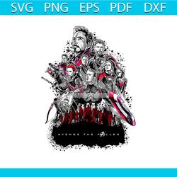 Avenge the Fallen  Endgame PNG svg