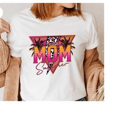 Aesthetic Mom Shirt, Cool Mama Clothing, Summer Graphic Tees, Birthday Gifts for Mom, Trendy Shirts, Beach TShirts, Holi