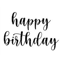 happy birthday svg, birthday girl svg, birthday boy svg, birthday party banner. vector cut file cricut, silhouette, pdf