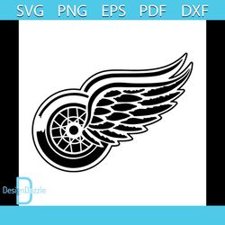 Detroit Red Wings Logo Svg, Sport Svg, Detroit Red Wings, Hockey Svg, Red Wings Logo, Red Wings Svg, Detroit Hockey Svg,