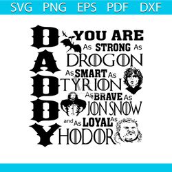 Game of Thrones Daddy svg