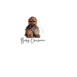 Baby Chewbacca Digital Art- svg, pdf, png, jpeg - Ideal for T-shirts, Mugs, Decals.