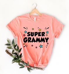Super Grammy Shirt, Mother's Day Gift, Gift For Grandma, Shirt For Grammy, Funny Grammy Shirt, Grandmother T-shirt, Supe