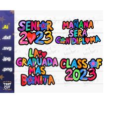 Karol G Class of 2023 Graduacion Senior PNG,JPG,SVG,Dxf Maana ser bonito png, bichota png, Print and Cut Digital files d