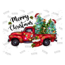 merry christmas truck png,merry christmas png,christmas gift png,christmas tree png, christmas hat png, sublimation desi