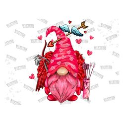 Valentine's Day Gnome Png, Xoxo Png, Heart, Hugs and Kisses, Valentine, Happy Valentine's Day, Gnome Png, Sublimation Pn