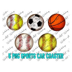 Sports Car Coaster Digital Download PNG,Sports Sublimation,Love Sports, Sport Sublimation, Digital Downloads,Car Coaster