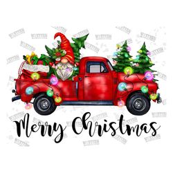 Christmas Truck Png Sublimation Design, Christmas Png, Christmas Truck Png, Christmas Gnome Png, Christmas Tree Png, Dig