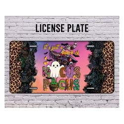 Halloween Hocus Pocus License Plate , Halloween License Plate,Creepy License Plate,Halloween Vibes Png ,Ghost License Pl