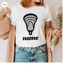 custom lacrosse player clothing, lacrosse shirt, sports graphic tees, lacrosse mom tshirt, personalized lacrosse gift, l
