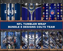 Colts Tumbler Wrap , Football Tumbler Png ,Nfl Tumbler Wrap