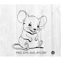 baby mouse svg,  cute mouse face svg, mouse sitting, happy mouse svg cut files,animal face svg,kids animal face cut cric
