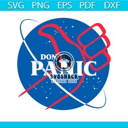 DON'T PANIC PNG svg