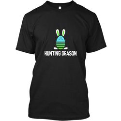 Easter Egg Bunny Shirt Hunting Season Blue Gift Custom Ultra Cotton