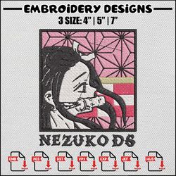 Nezuko ds embroidery design, Demon slayer embroidery, Anime design, Anime embroidery, Embroidery shirt, Digital download