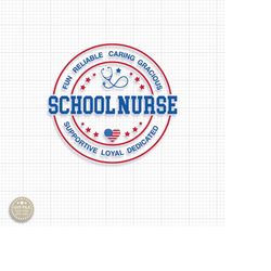 nurse 4th of july svg school nurse svg stethoscope svg 4th of july school nurse gift svg july 4th nurse shirt school nur