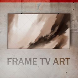 Samsung Frame TV Art Digital Download, Frame TV  avant-garde, Frame TV art conceptual, Subdued Monochromatic, modern art