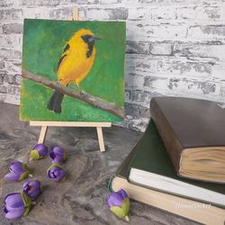 The original oil painting of the Oriole..