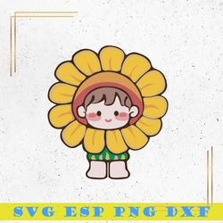 Cute Baby SVG, Beautyful BABY SVG, Sun Flower SVG, Animal SVG