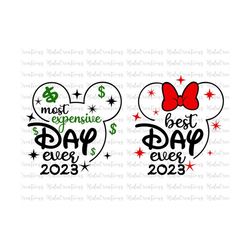 Most Expensive Day Ever, Family Vacation Svg, Magical Kingdom, Family Trip, Vacay Mode, Svg, Png Files For Cricut Sublim