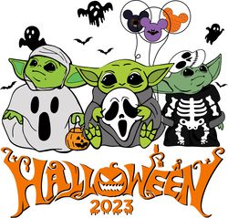 Halloween Yoda SVG, Disney Halloween svg, Mickey Halloween svg, Minniee Halloween svg