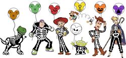 Toy Story Friends Halloween Svg, Toy Story Horror Svg, Trick Or Treat Svg, Toy Friend Svg, Buzz Lightyear Png