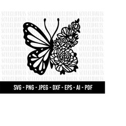 COD205-Butterfly svg/ butterfly clipart/Boho svg clipart/Boho butterfly svg/Celestial svg/cameo files/cricut cut file/Co