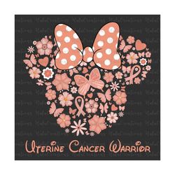 Uterine Cancer Svg, Cancer Survivor Svg, Fight Cancer Svg, Cancer Awareness Svg Svg, Png Files For Cricut Sublimation